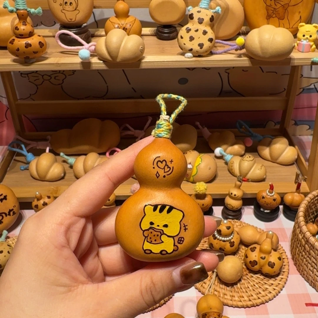 藤彩烙小猫 夹扁葫芦