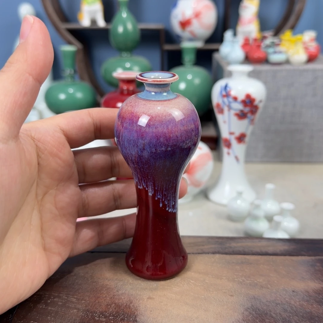 陶瓷手工小花器摆件