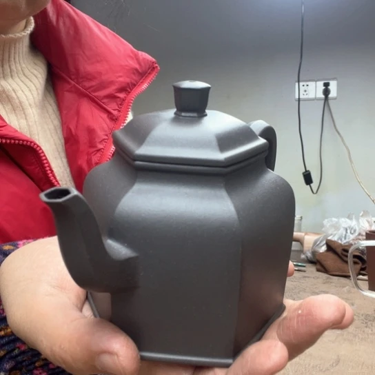 茶壶紫砂天青泥料