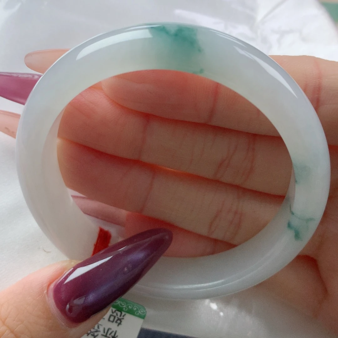 未镶嵌手镯翡翠缅甸天然翡翠A货51.5