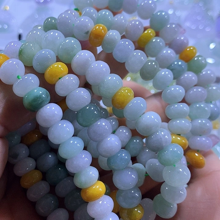 翡翠未镶嵌颈饰天然翡翠A货手串多样性发货发其一