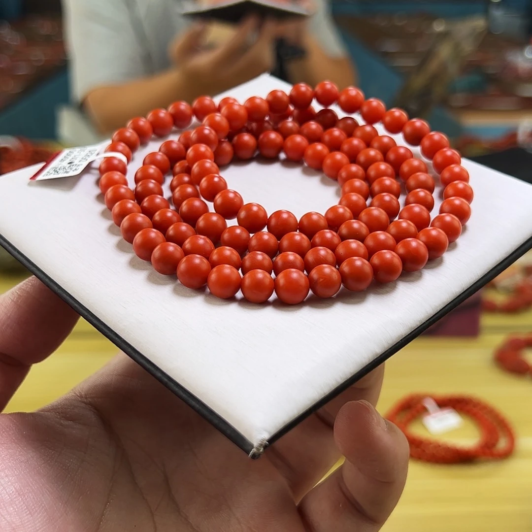 南红玛瑙未镶嵌手链