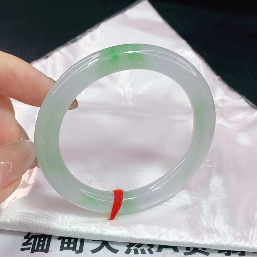 未镶嵌手镯翡翠54.5圆镯