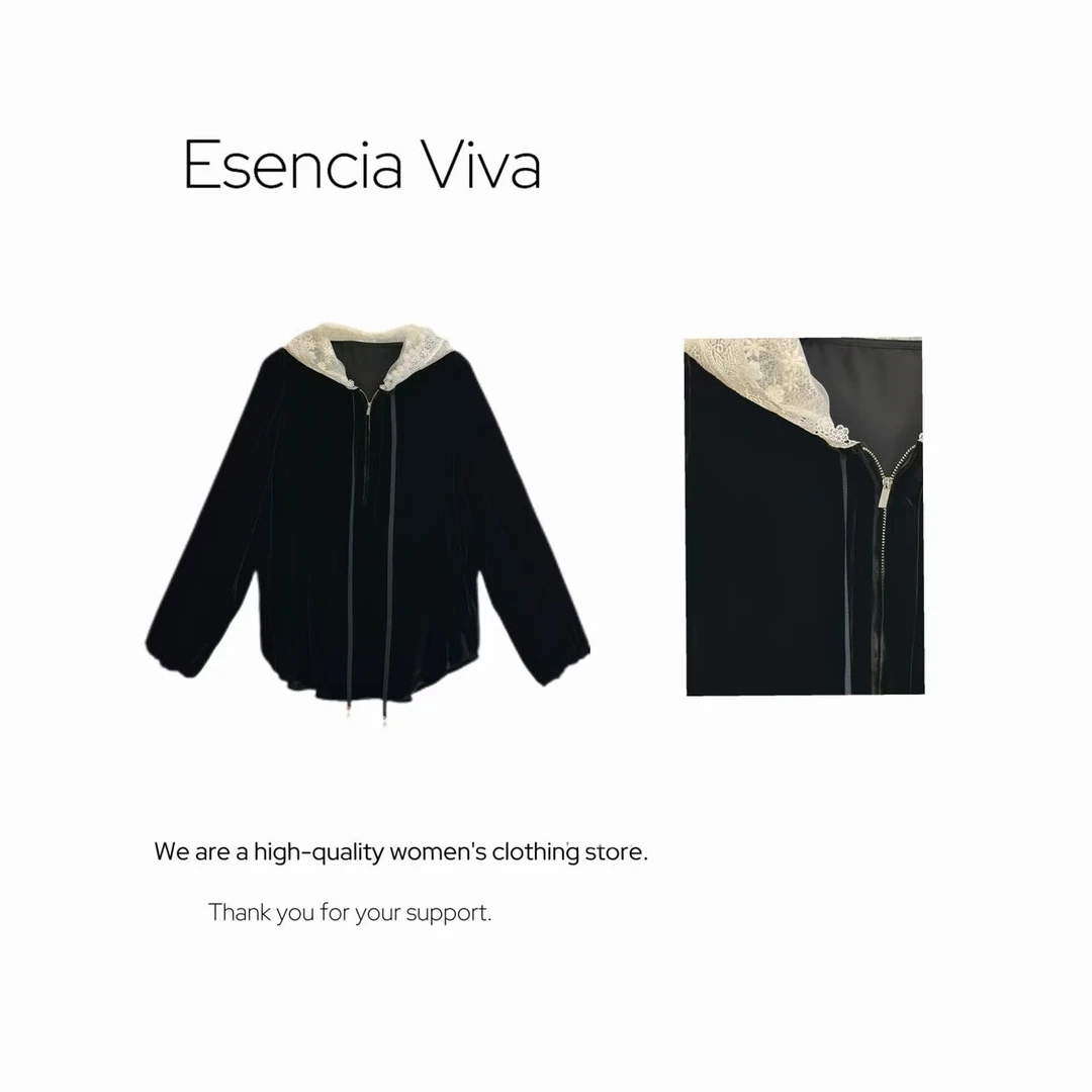 EV.【原创设计】设计感气质带帽时尚百搭休闲长袖外套EVZZ0106