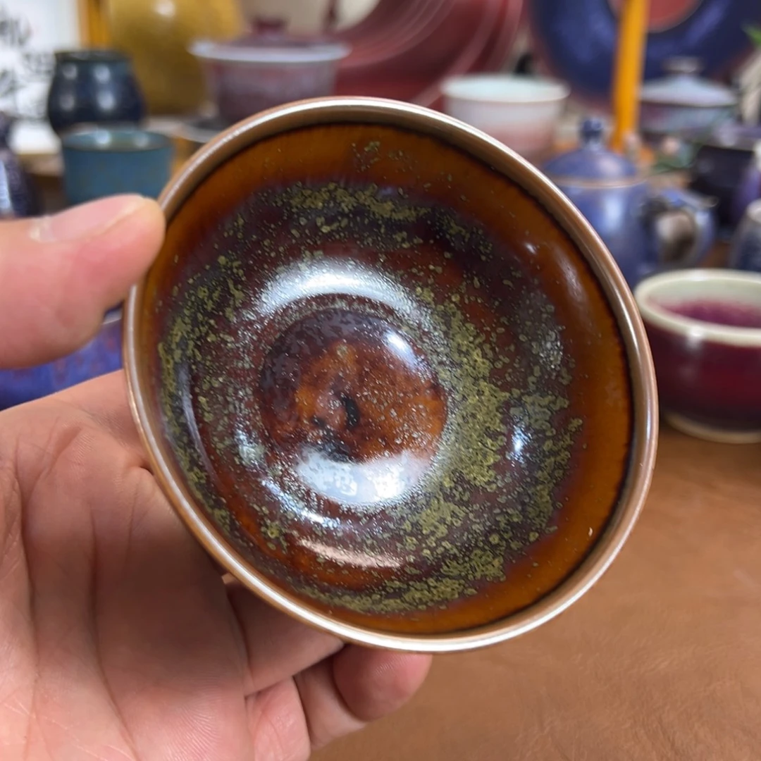 瓷摆件神垕钧瓷原矿釉清货15