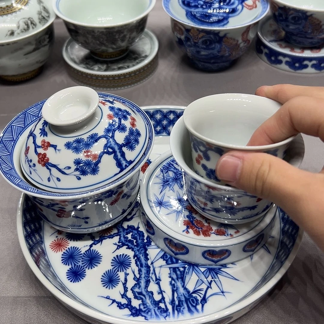 瓷片景德镇高端瓷器茶具