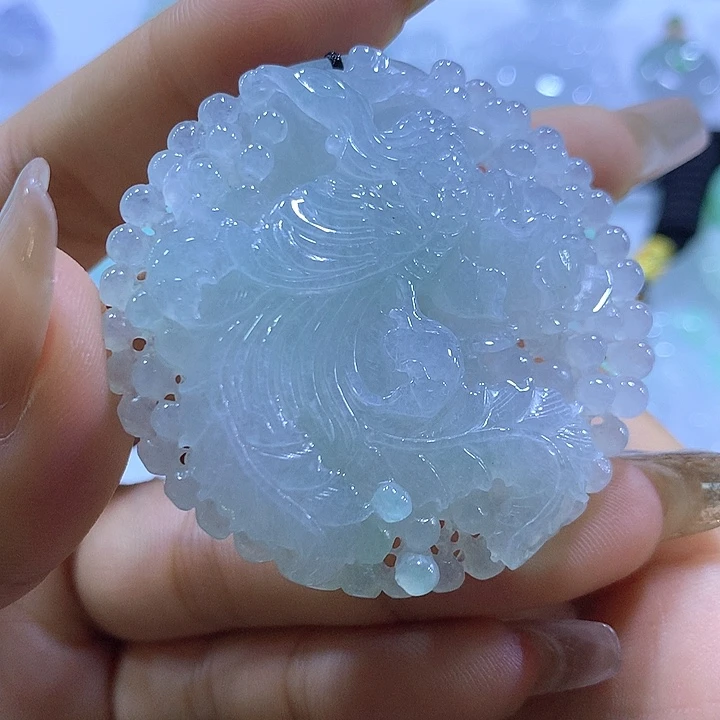 翡翠未镶嵌颈饰天然翡翠A货吊坠