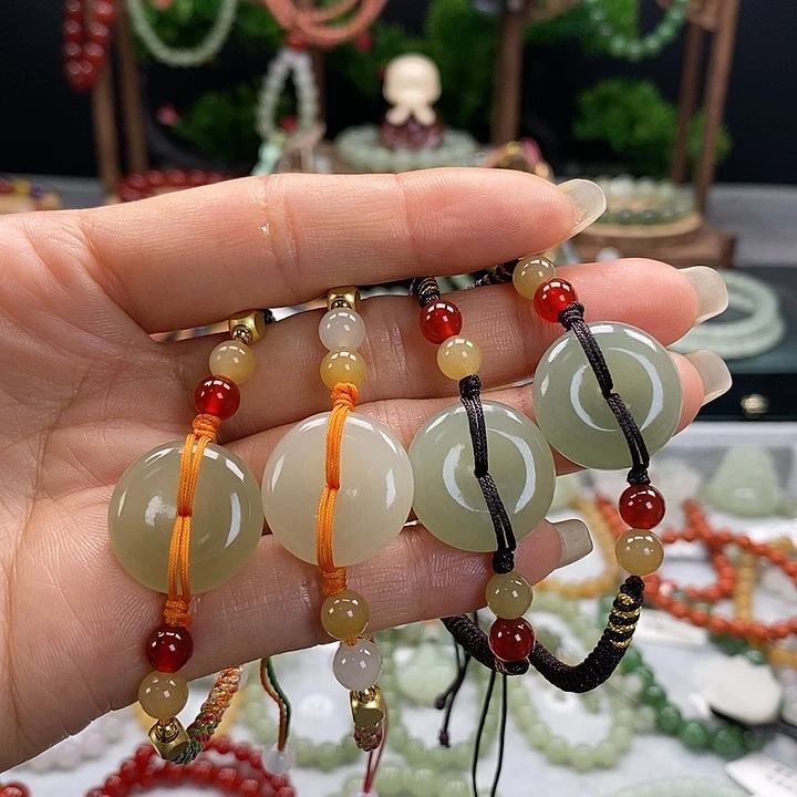 和田玉未镶嵌手链