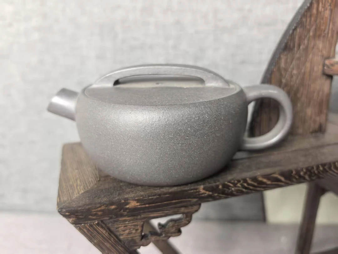 紫砂壶天青炮嘴