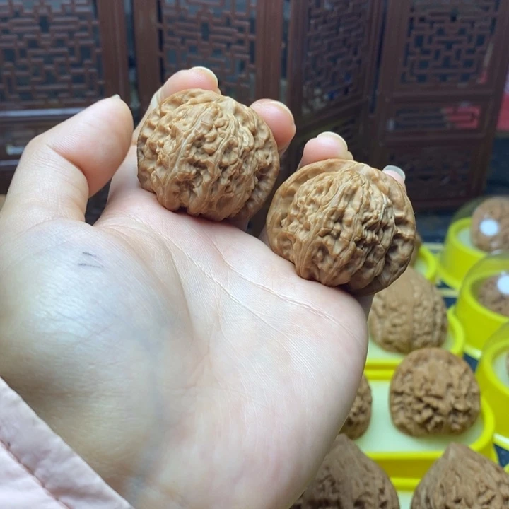 把件文玩核桃41白狮子