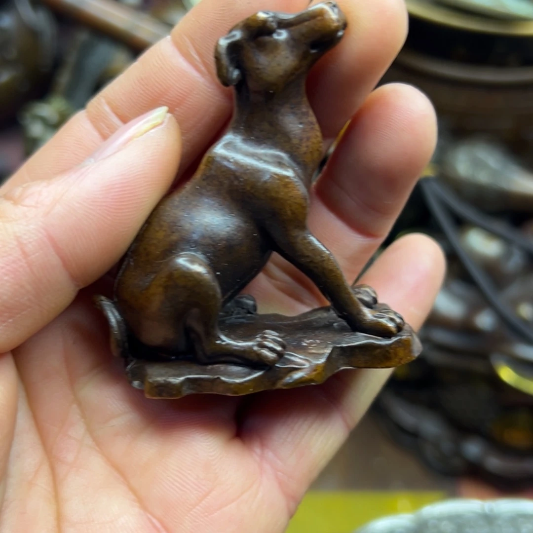 铜摆件欢迎欢迎你