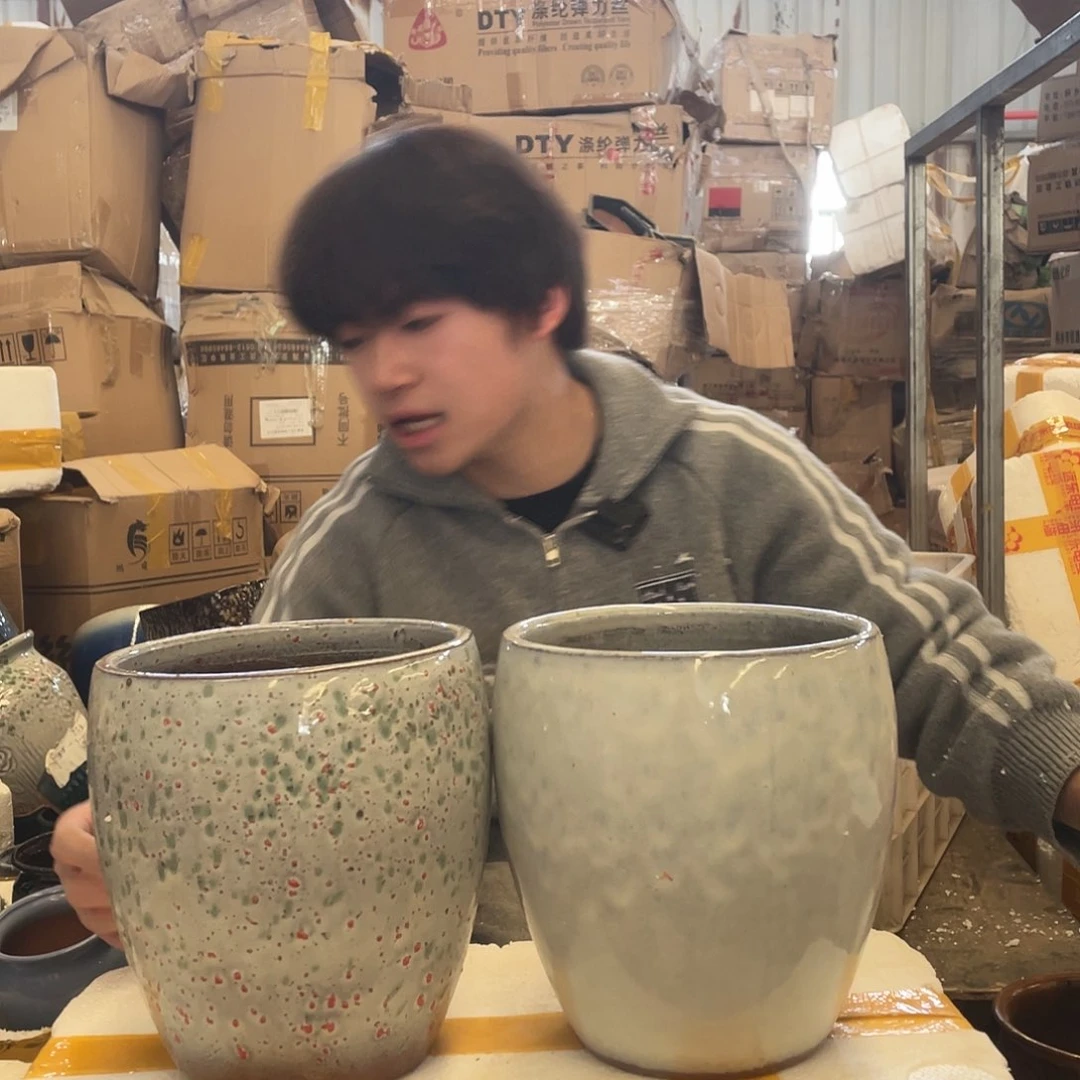 红陶宜兴紫砂花盆