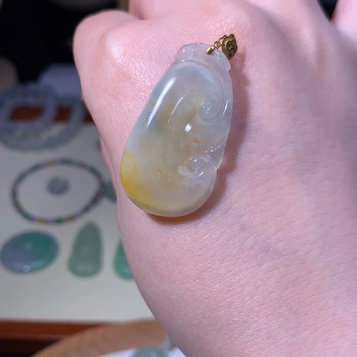 未镶嵌定制翡翠如意