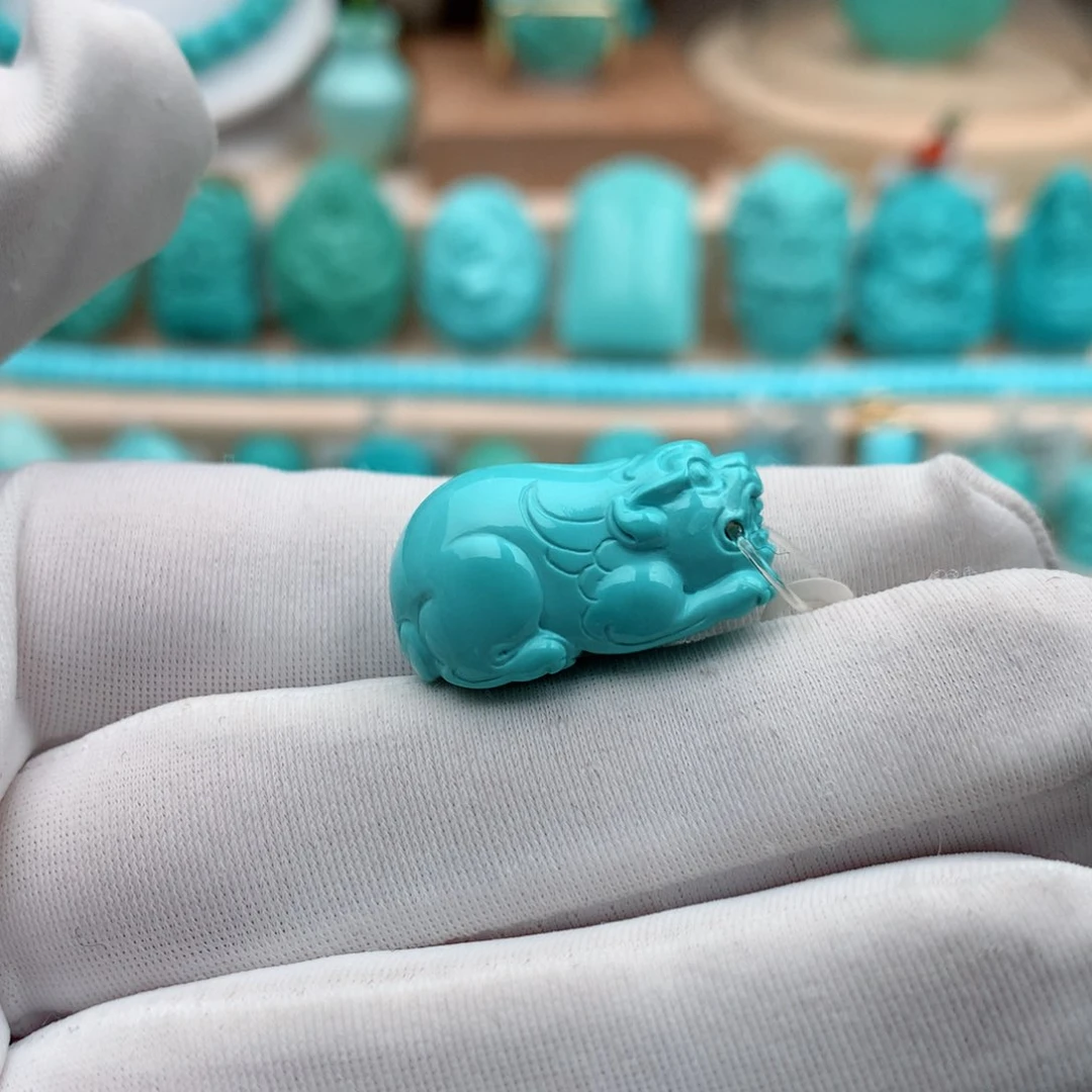 绿松石珠宝奇石未镶嵌5克