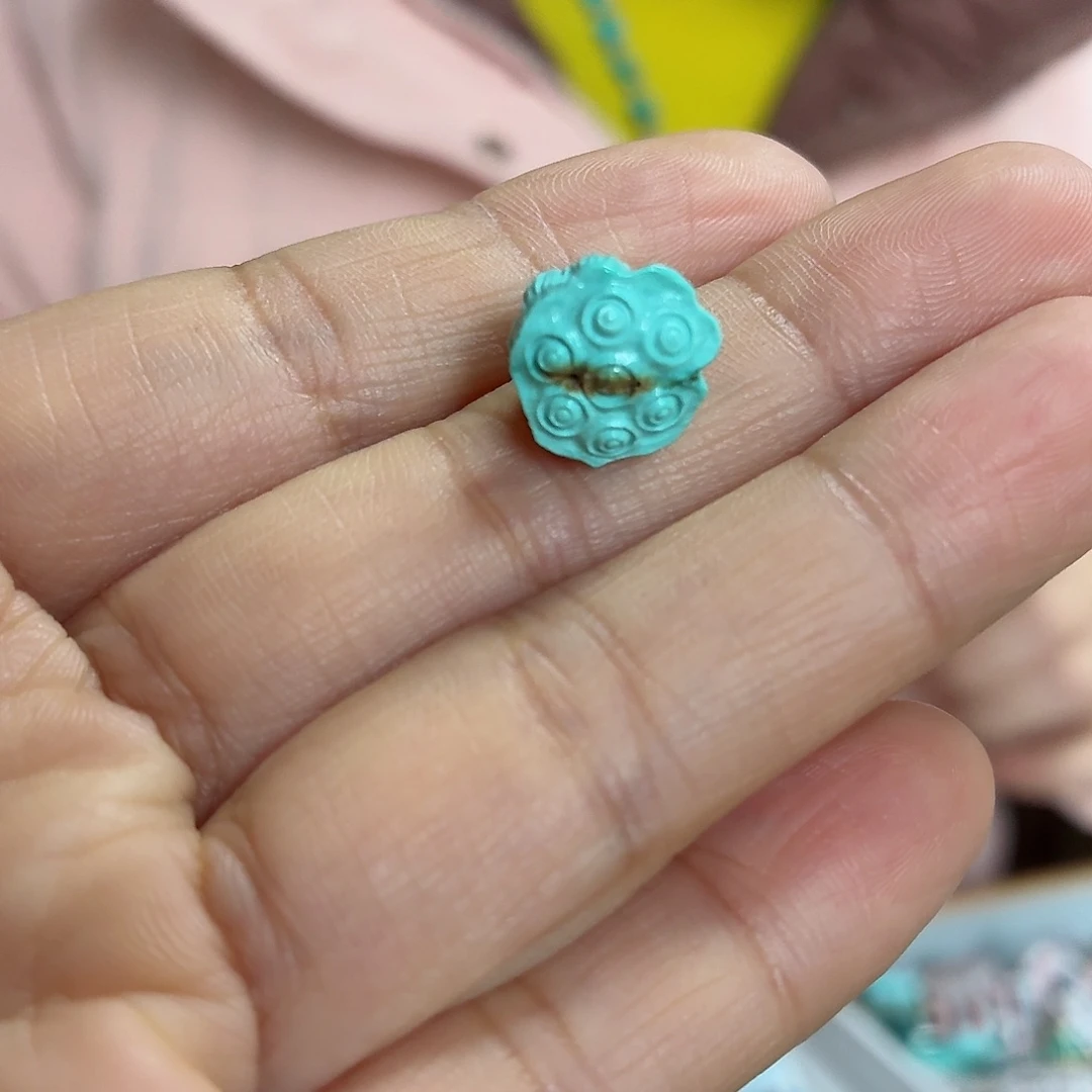 未镶嵌绿松石珠宝奇石小**胖