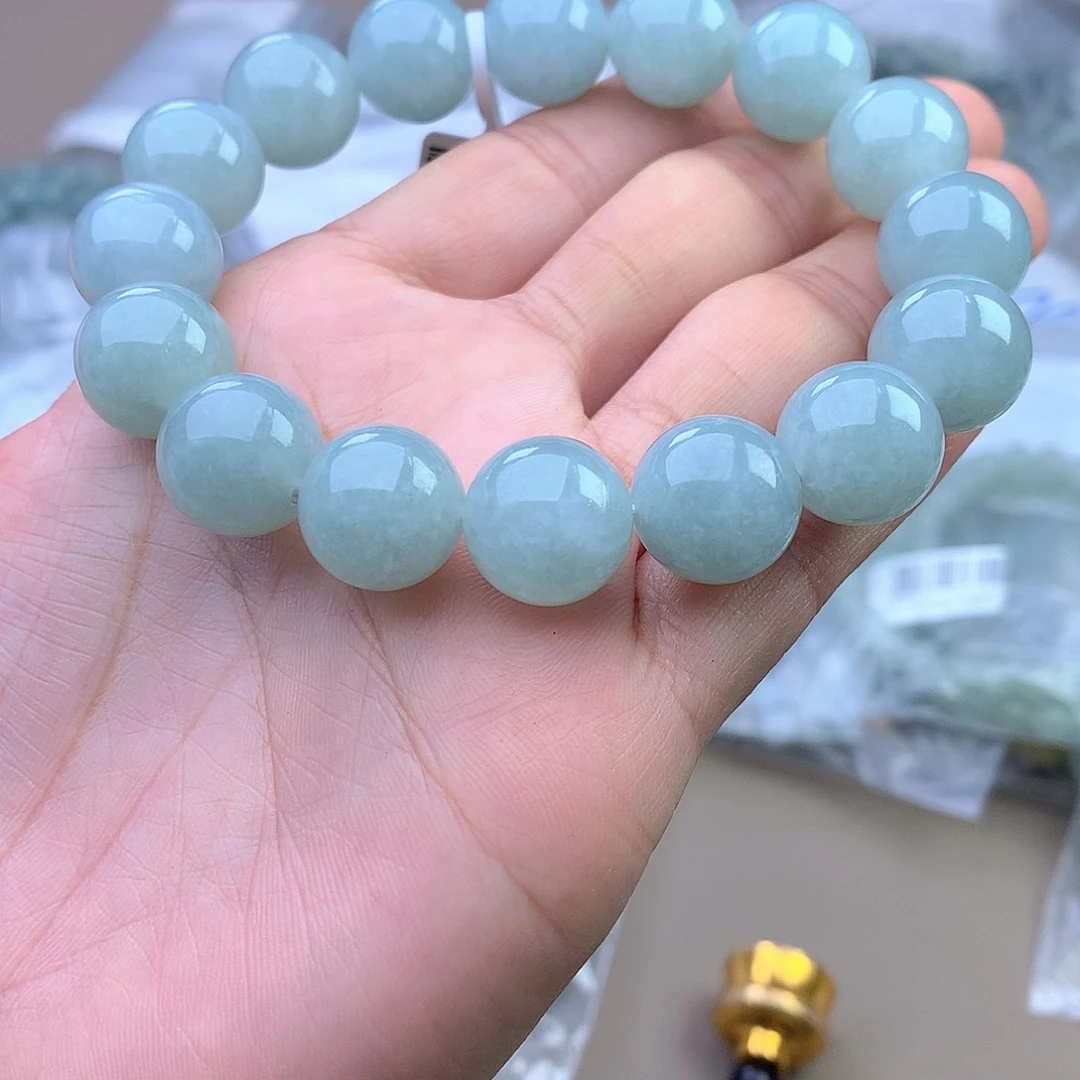 未镶嵌手串定制翡翠