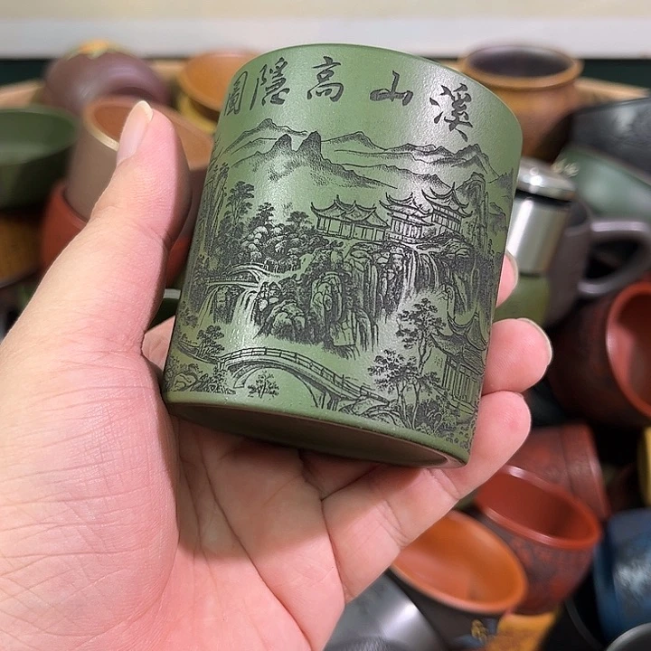 茶杯紫砂全手工紫砂主人杯
