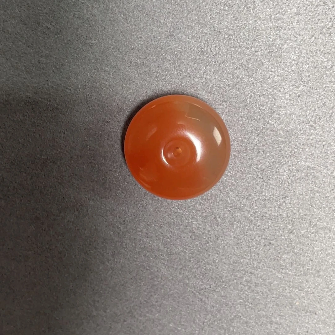 南红玛瑙冰飘平安扣未镶嵌