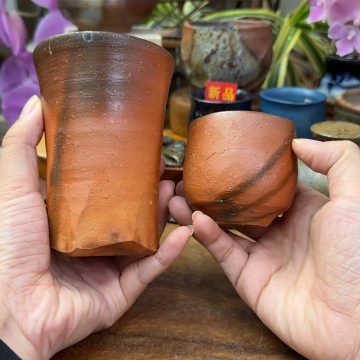 流***情柴岗信義备前烧绯襷套组福利一口价