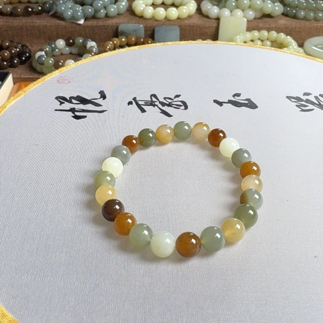 欧***乐手链未镶嵌和田玉