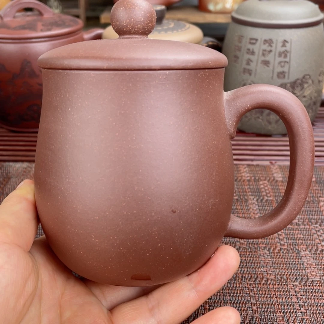 【闪购商品】茶杯紫砂宜兴原矿紫砂盖杯微瑕