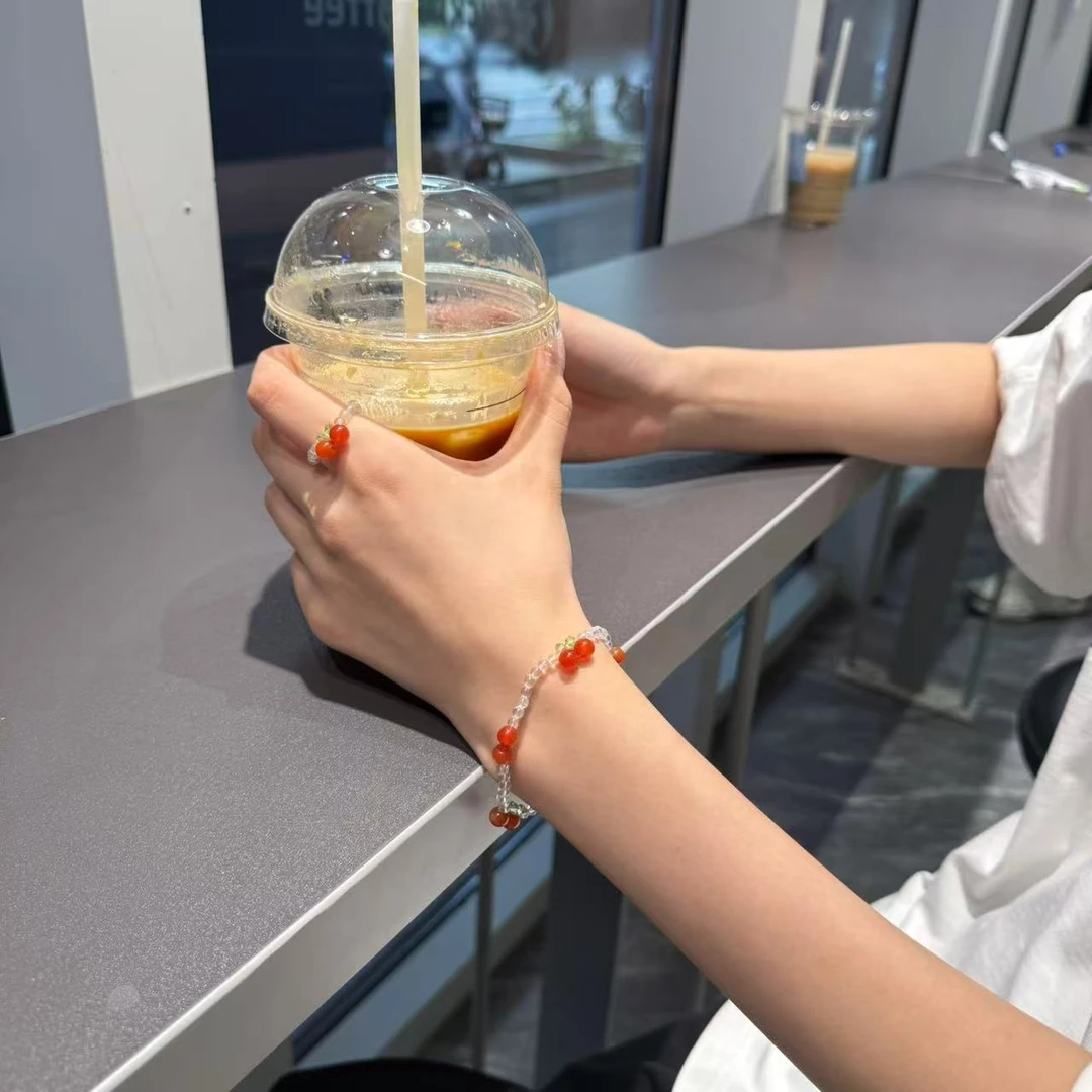 六色樱桃简约设计小手串