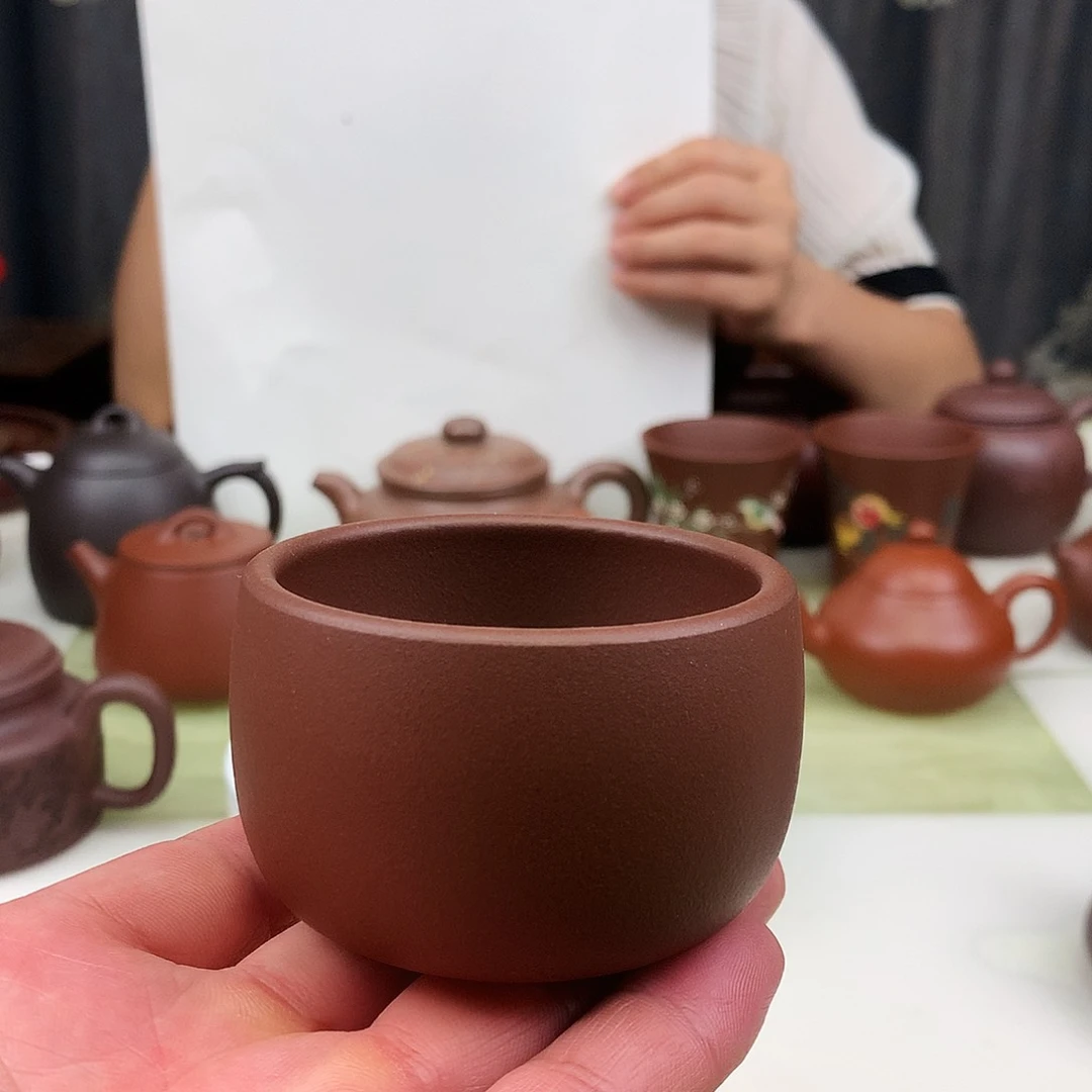 茶壶紫砂618福利原矿紫泥主人杯100毫升