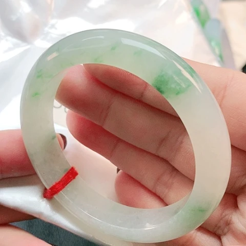 未镶嵌手镯翡翠正圈0306