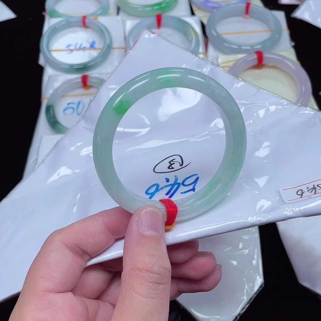 未镶嵌手镯翡翠54正圈66号