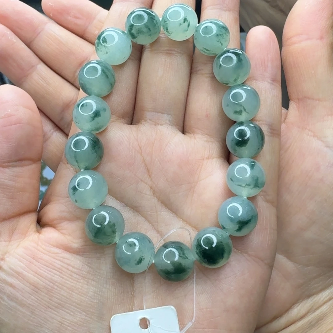 晓***哥翡翠未镶嵌手链翡翠手串