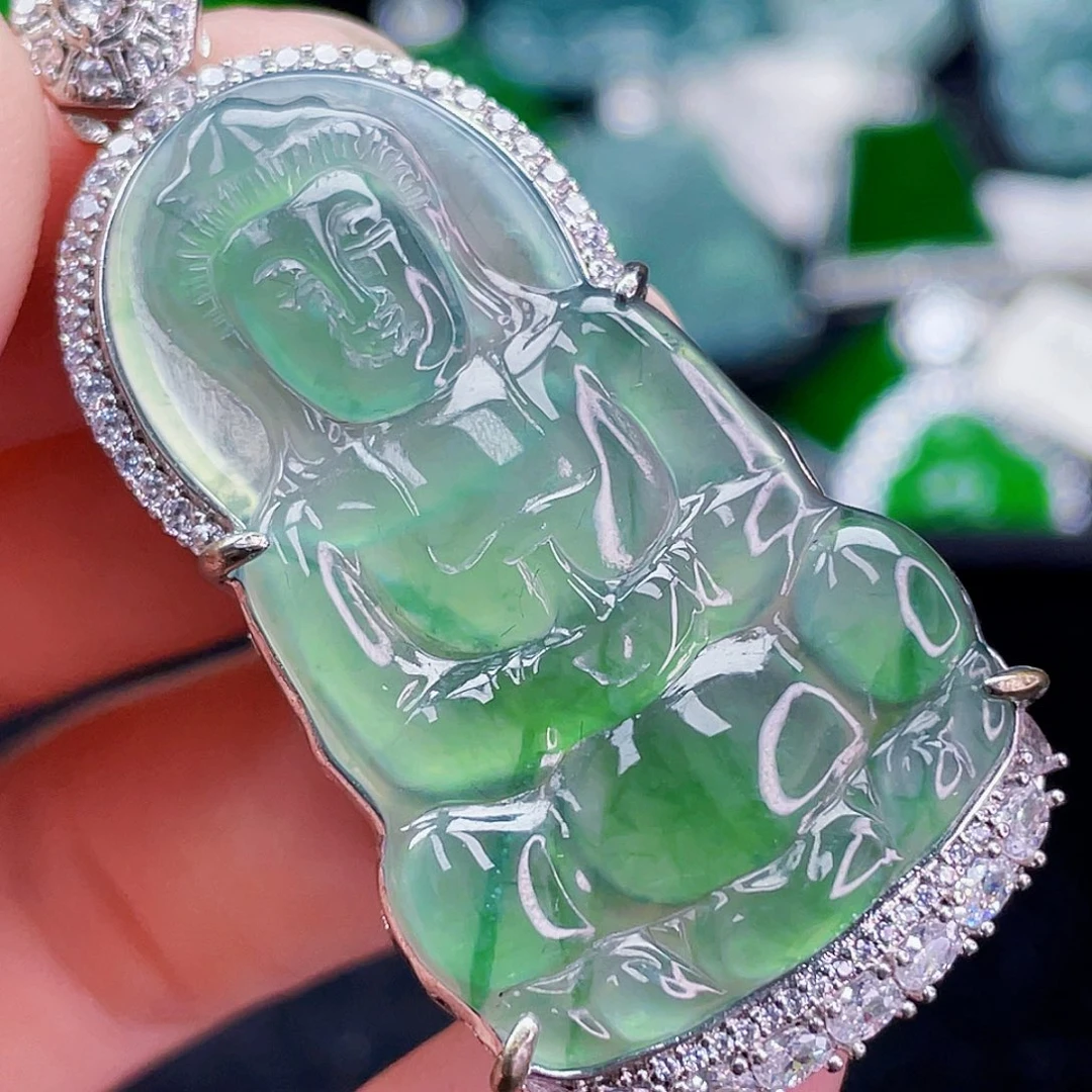 翡翠未镶嵌吊坠(不含链)972