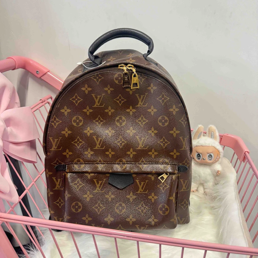 95新 LouisVuitton/路易威登 老花中号书包/4850
