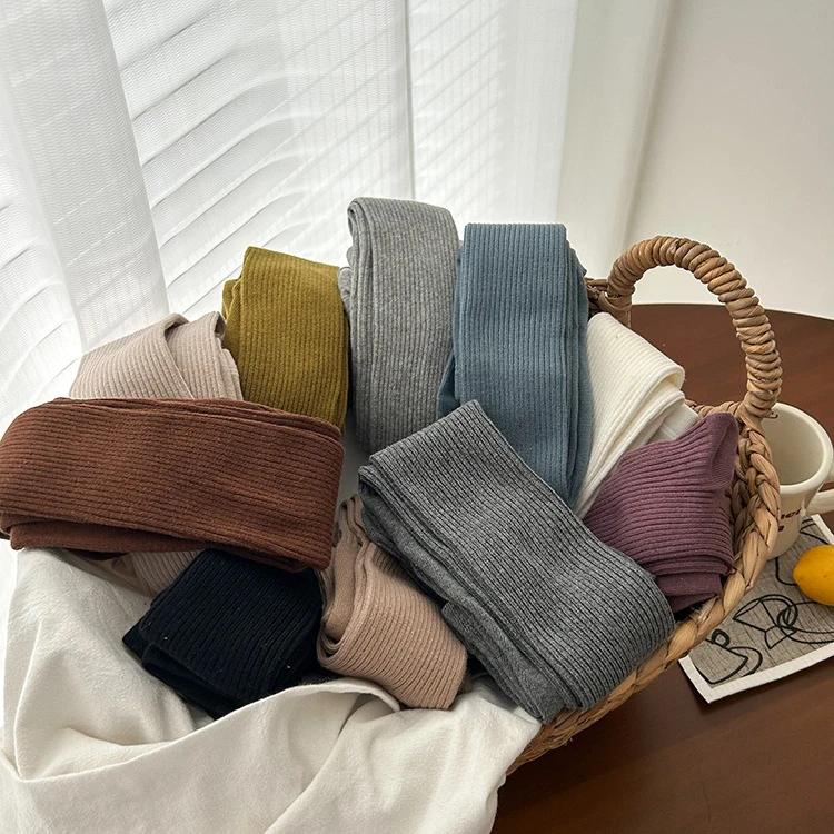 【福利款】无骨秋装女童宝宝打底裤连脚袜秋款儿童高弹力连裤袜M076