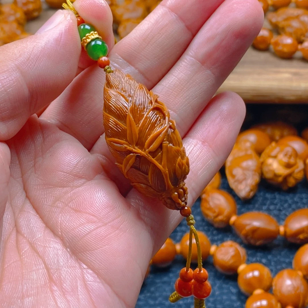 手串/手链橄榄核许忠英2.1竹～节节高升