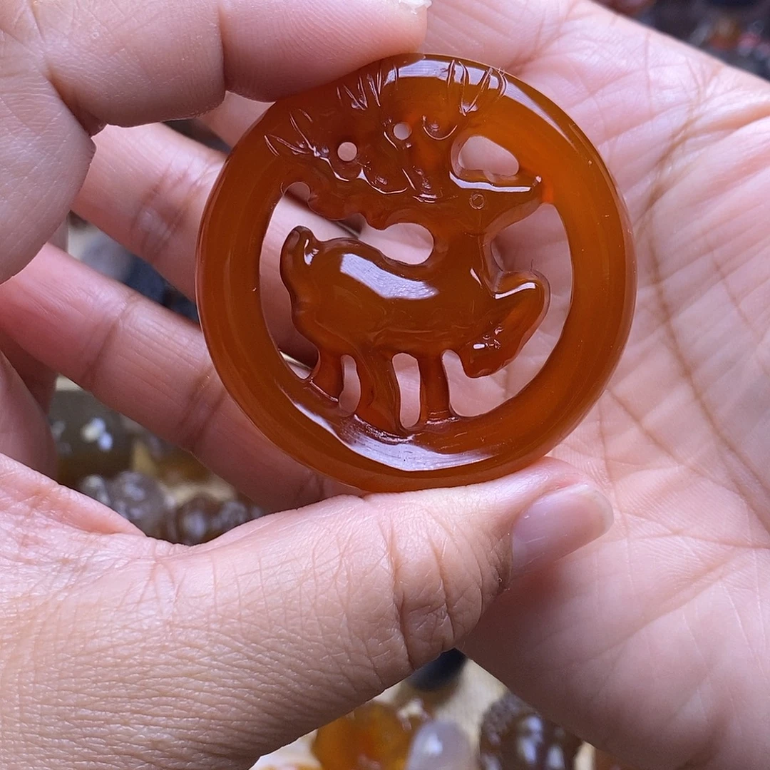 玛瑙/玉髓未镶嵌颈饰