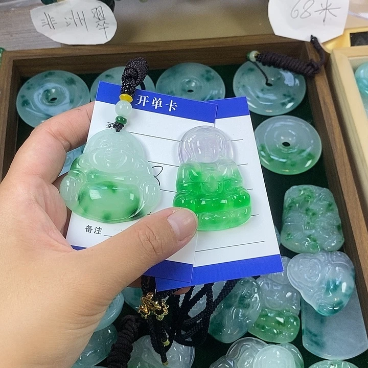 全***哥铁合金花岗石观音吊坠