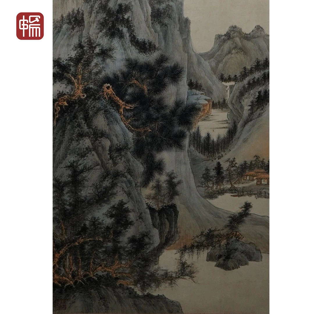 B212 1947年作《山水画》91*51（4.17）纸本立轴YQ