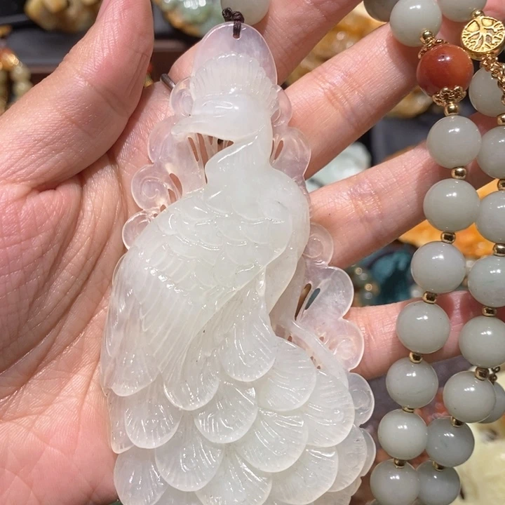 岫玉毛衣链未镶嵌