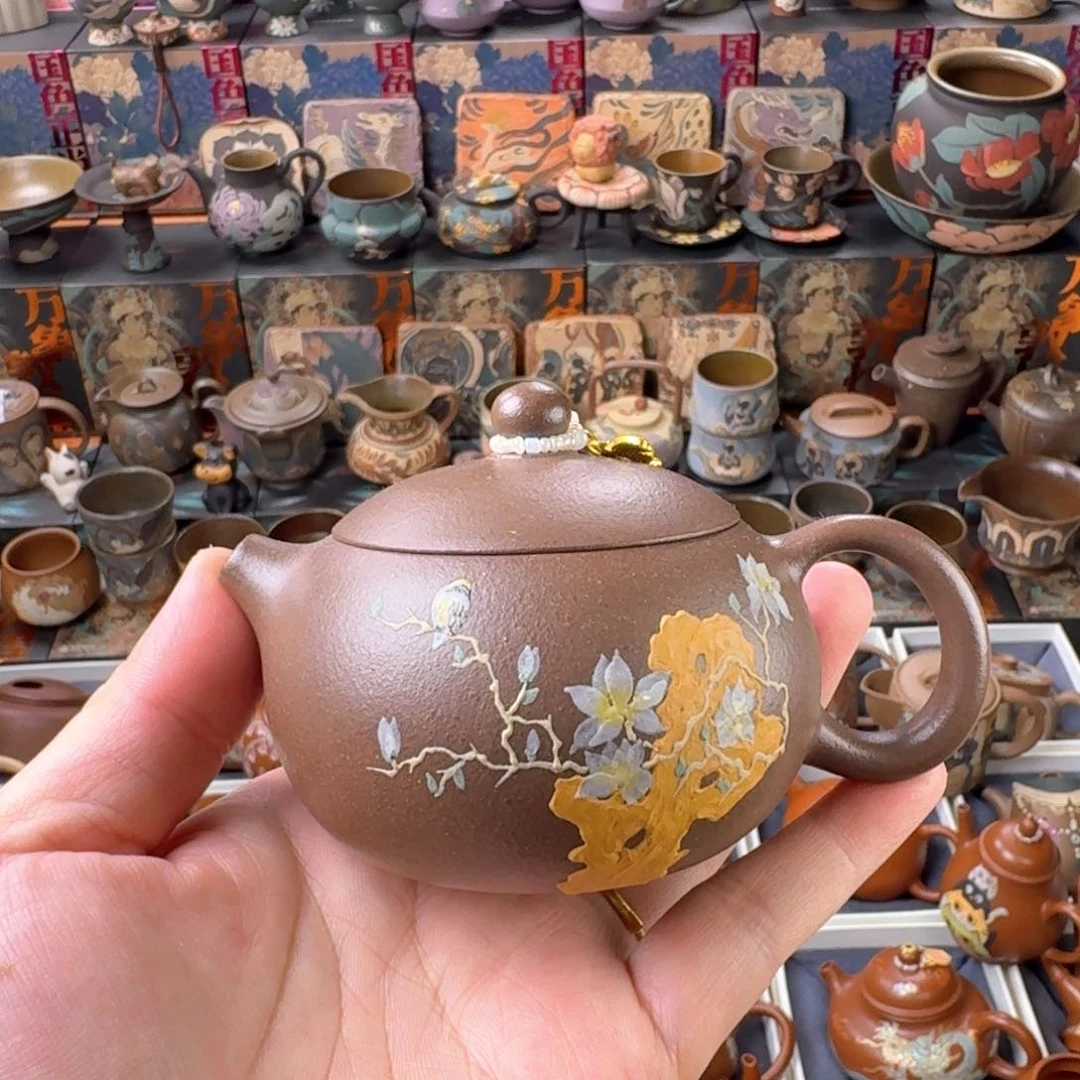 茶杯紫砂150ml原矿精工半手