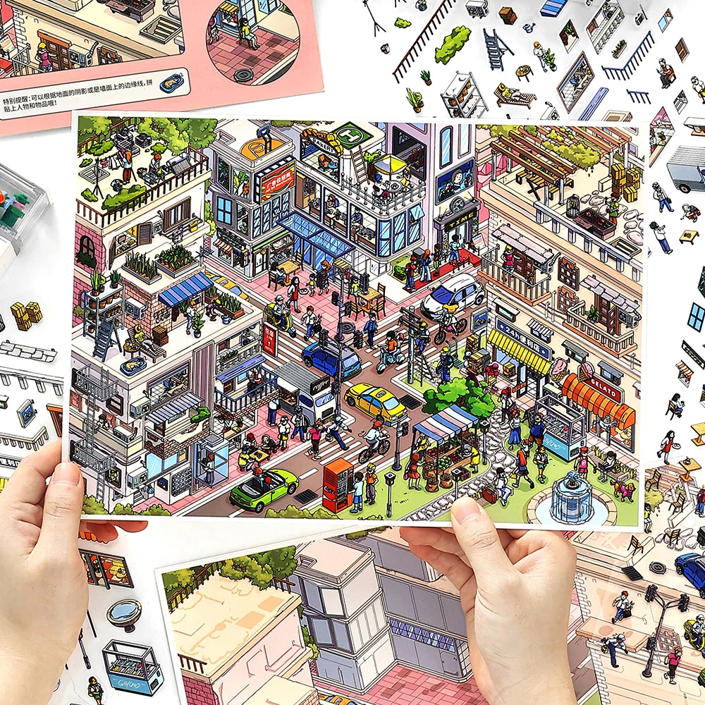 Infeel.Me今日营业中第三十一弹超大特油造景贴纸微缩造景DIY