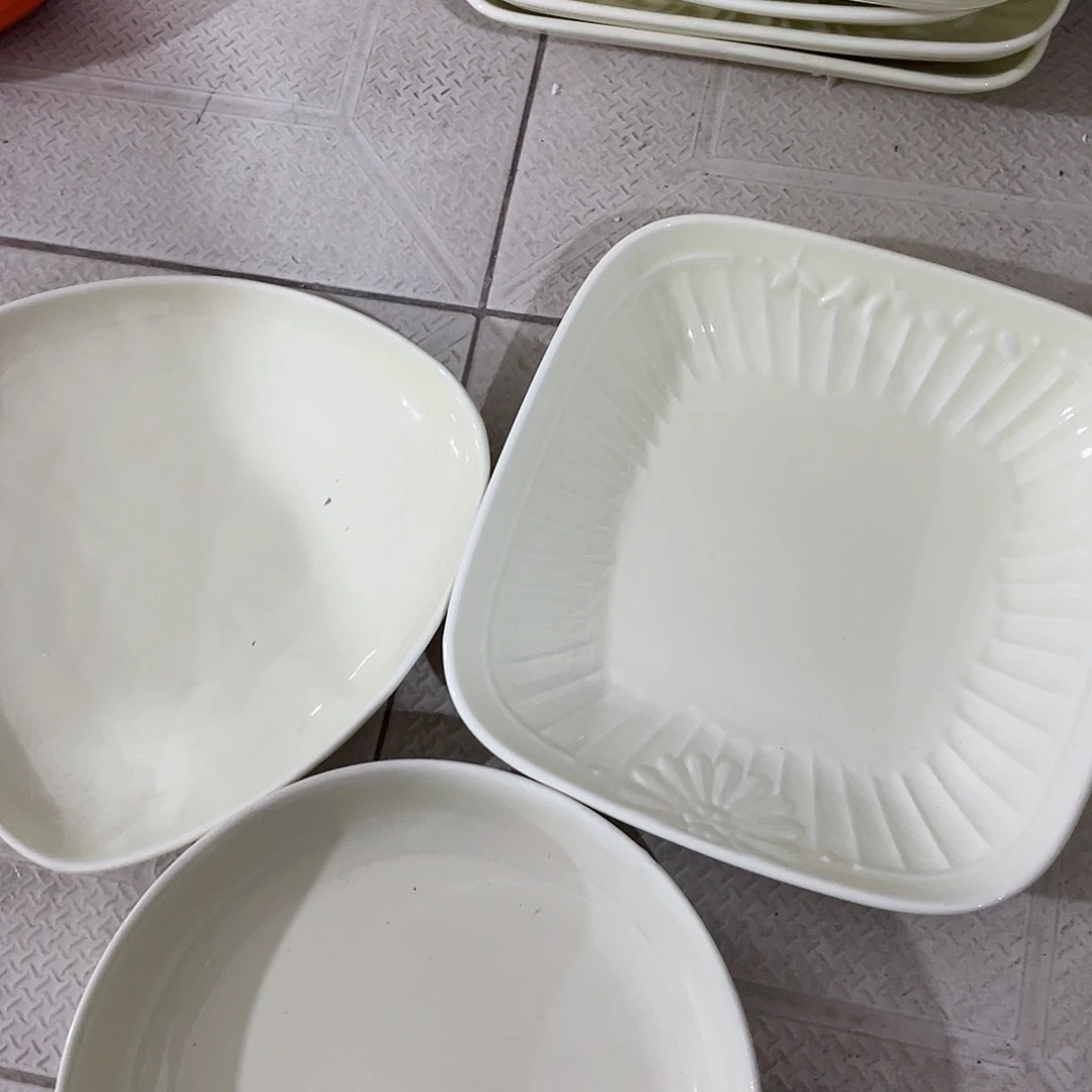 瓷片微瑕陶瓷餐具3个装