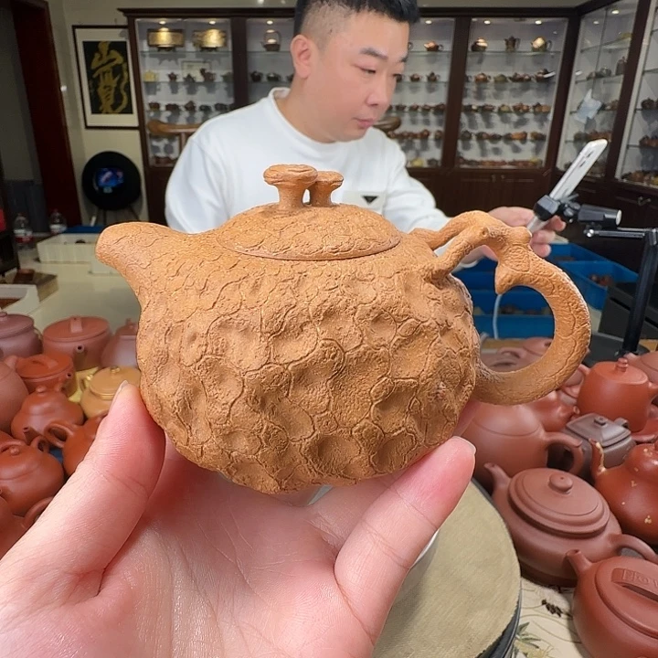 紫砂茶壶供春段泥