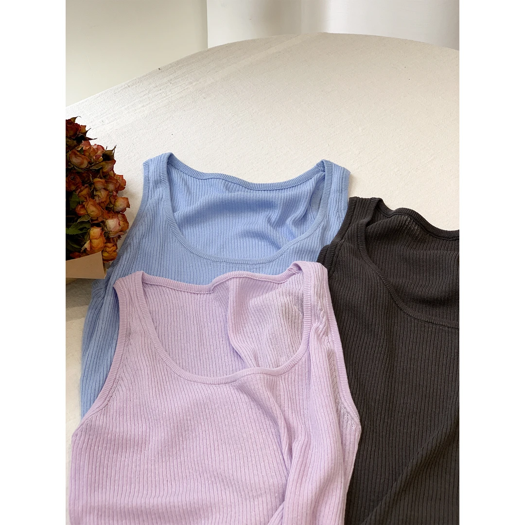 【no退no换】亚 麻针织背心