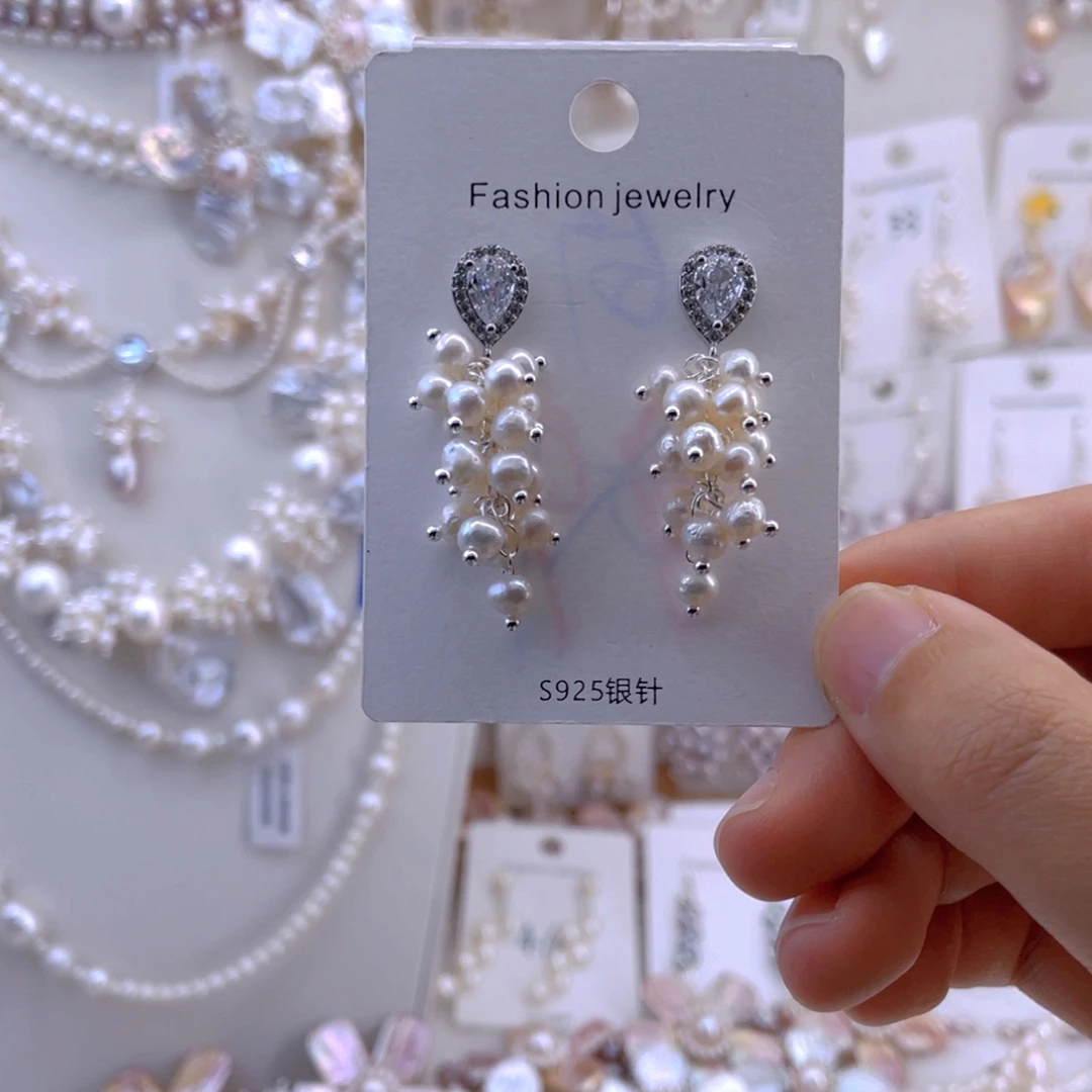 未镶嵌耳饰淡水珍珠