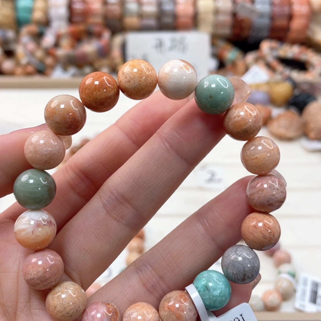 未镶嵌手链硅化珊瑚（珊瑚玉）随**飞114