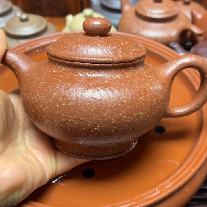 茶壶紫砂靓*宜兴原矿龙血砂
