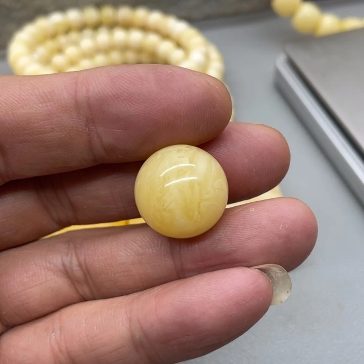 琥珀未镶嵌裸石珠子