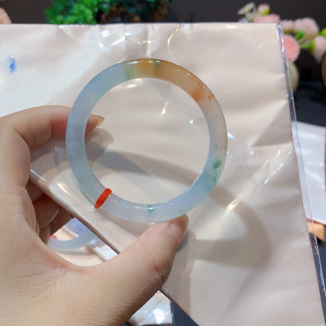 翡翠未镶嵌手镯翡翠手镯54圈