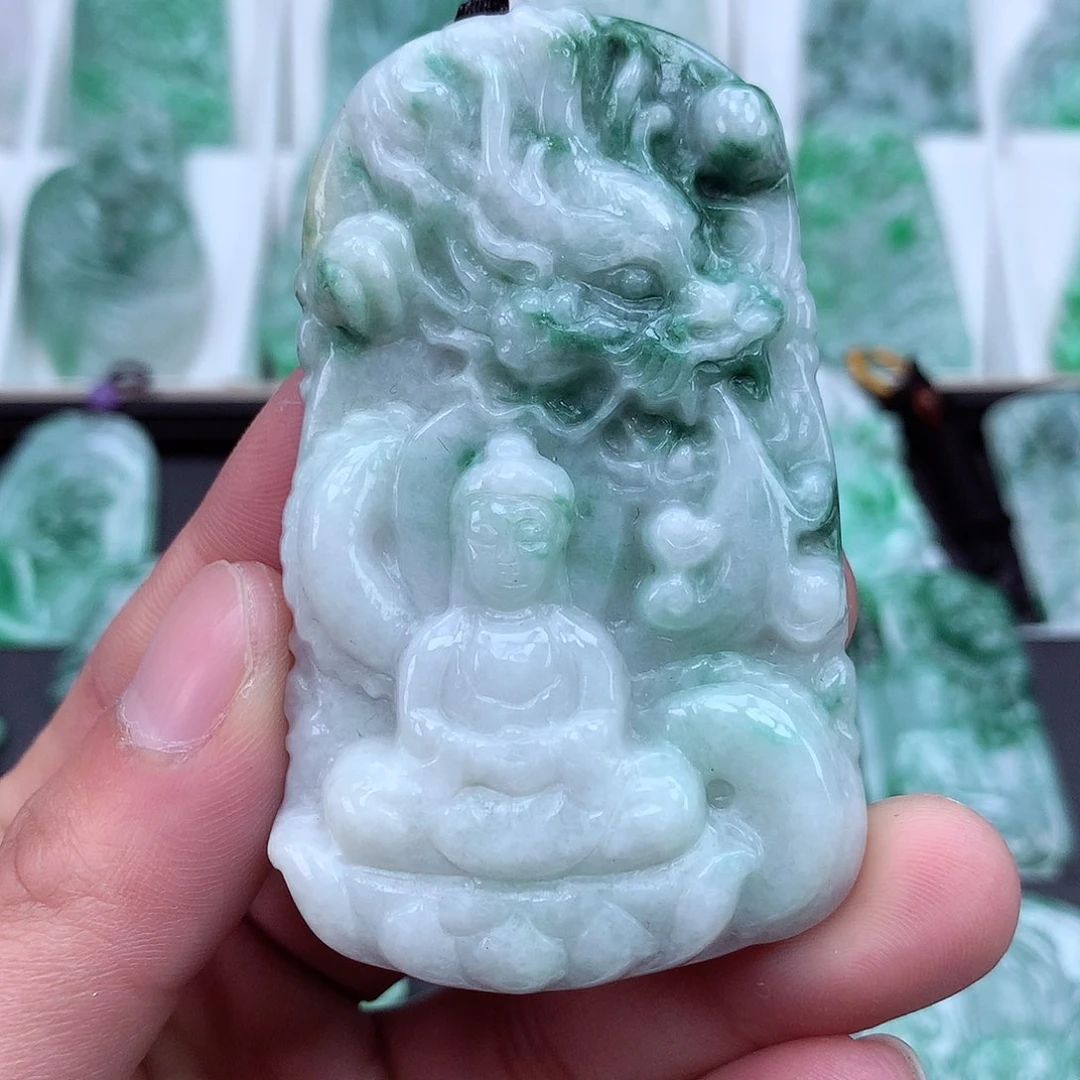 翡翠颈饰未镶嵌翡翠吊坠