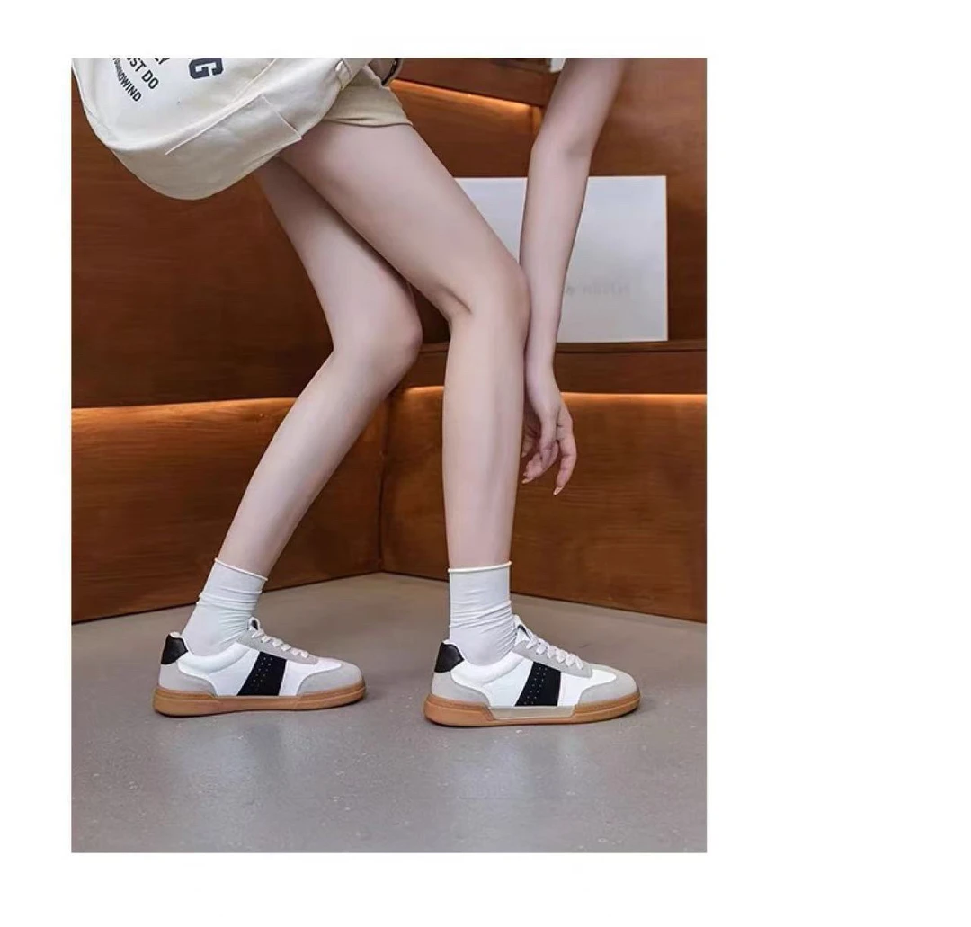 2002-新款女运动复古百搭潮流德训鞋时尚轻便舒适软底休闲板鞋